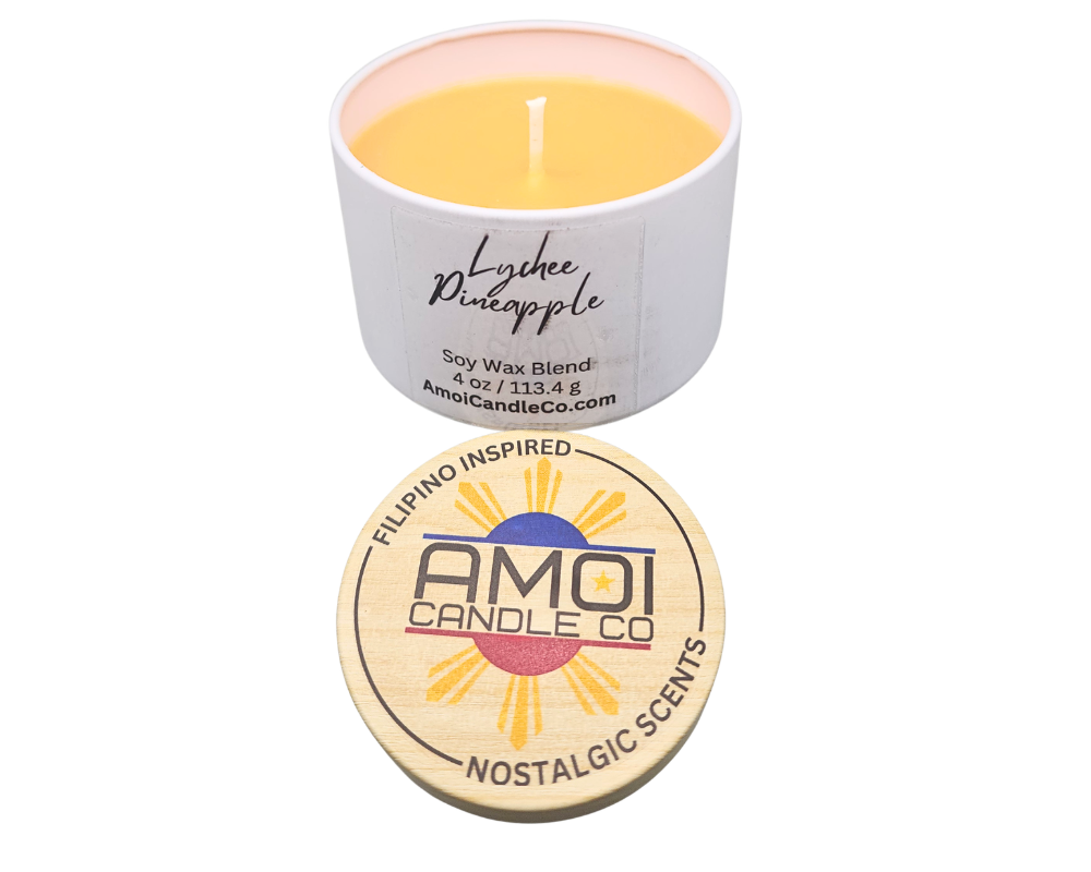4oz Container Candle – Lychee Pineapple