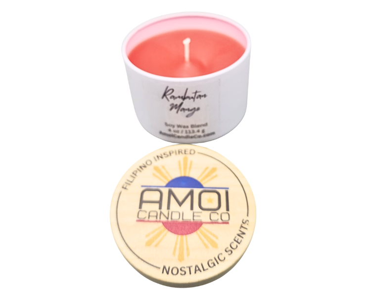 4oz Container Candle – Rambutan Mango