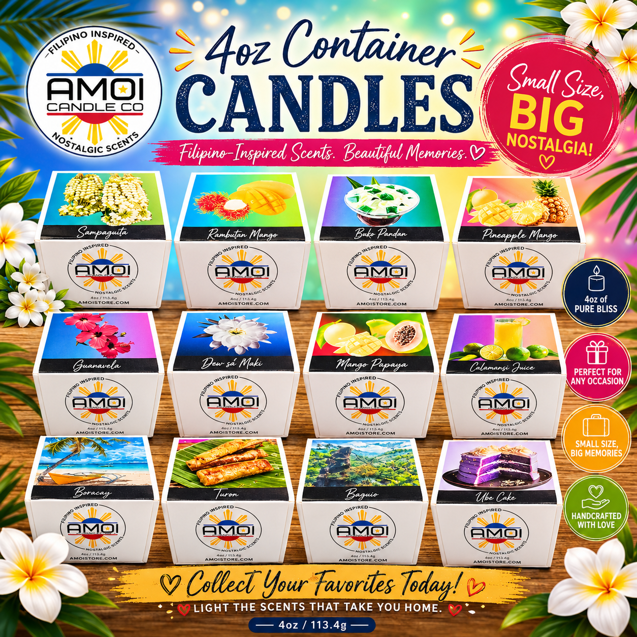4oz Container Candles