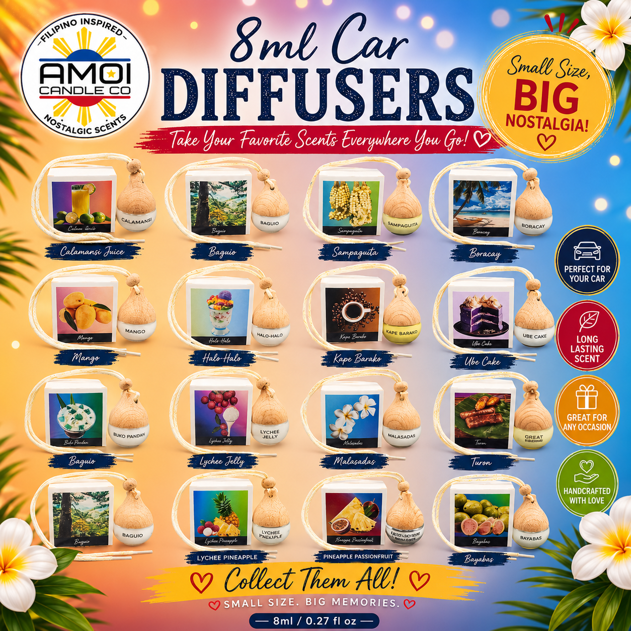 8mL Car Diffusers