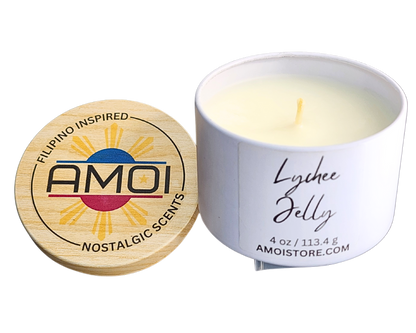 4oz Container Candle – Lychee Jelly
