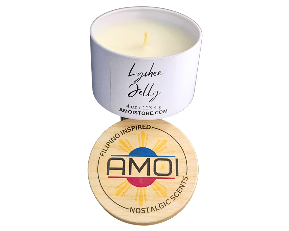 4oz Container Candle – Lychee Jelly