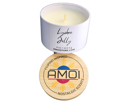 4oz Container Candle – Lychee Jelly