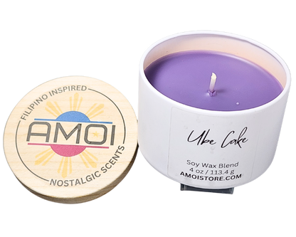 4oz Container Candle – Ube Cake