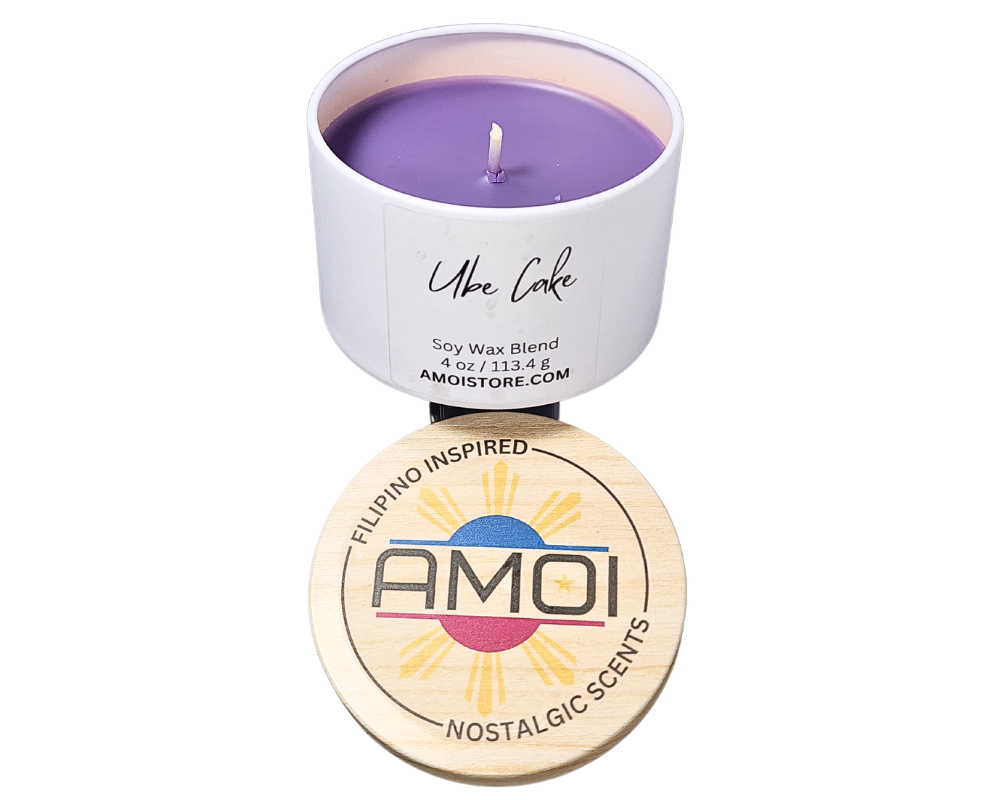 4oz Container Candle – Ube Cake