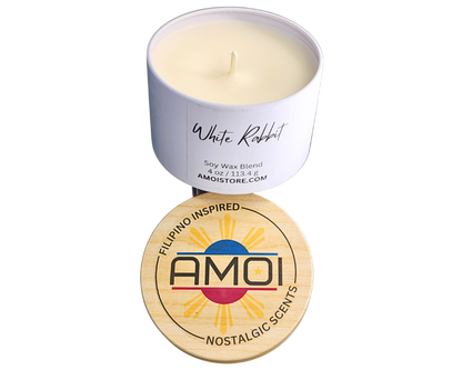 4oz Container Candle – White Rabbit