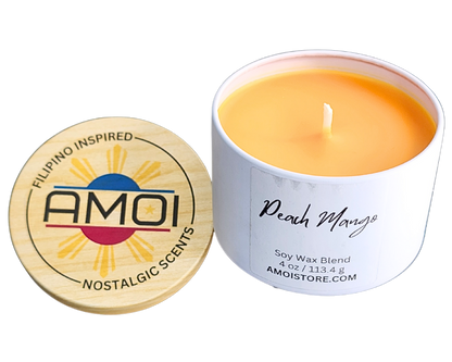 4oz Container Candle – Peach Mango