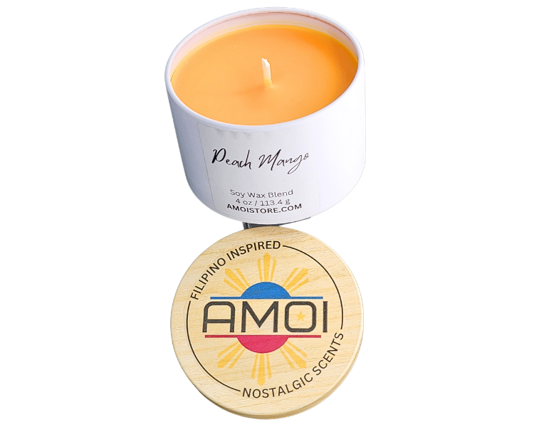 4oz Container Candle – Peach Mango