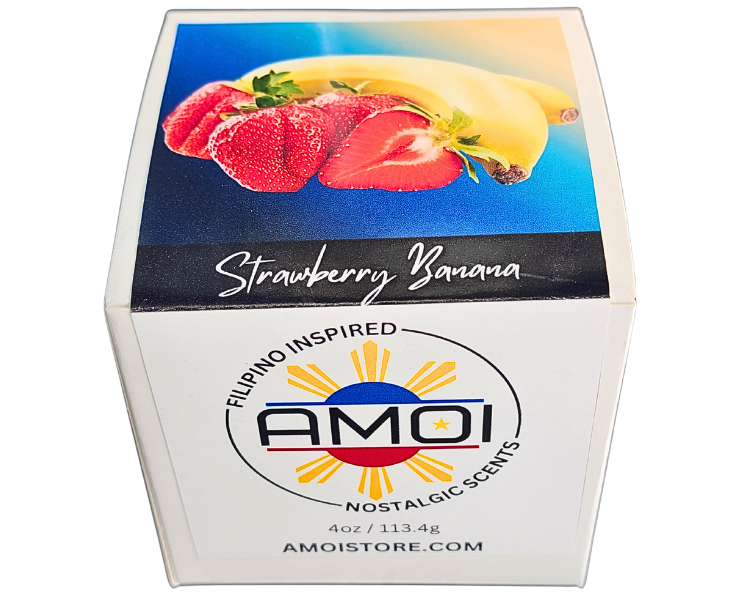 4oz Container Candle – Strawberry Banana