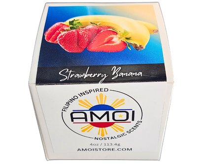 4oz Container Candle – Strawberry Banana