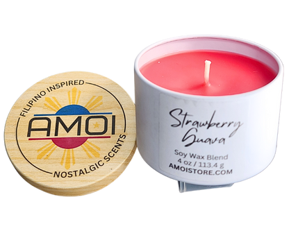 4oz Container Candle – Strawberry Guava