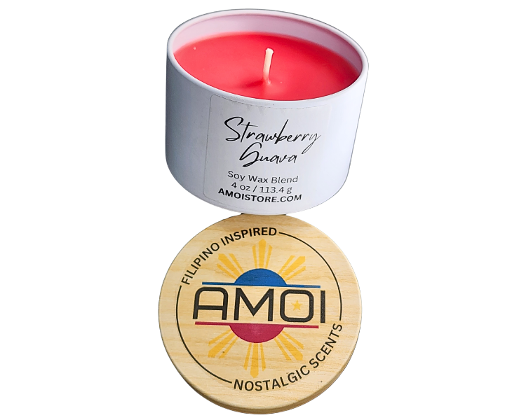 4oz Container Candle – Strawberry Guava
