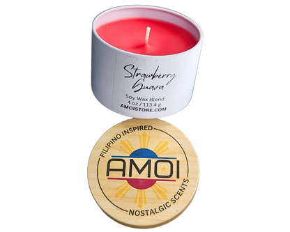 4oz Container Candle – Strawberry Guava