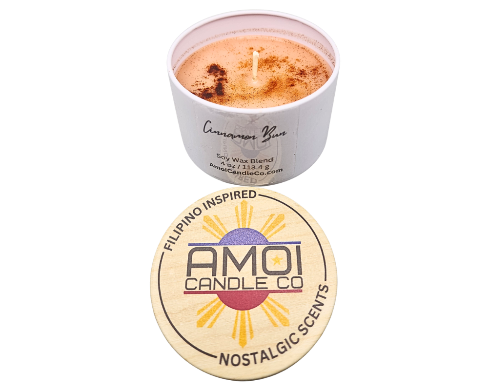 4oz Container Candle – Cinnamon Bun