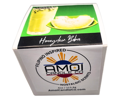 4oz Container Candle – Honeydew Boba
