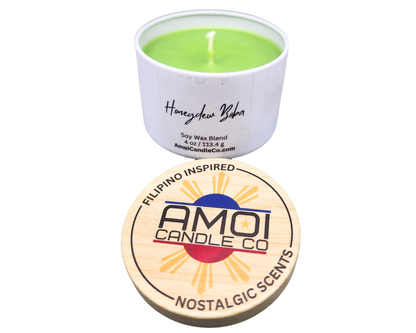 4oz Container Candle – Honeydew Boba