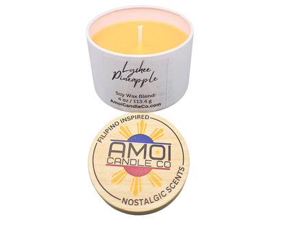 4oz Container Candle – Lychee Pineapple
