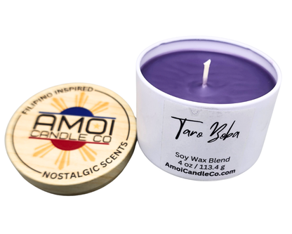 4oz Container Candle – Taro Boba