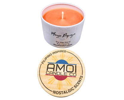 4oz Container Candle – Mango Papaya