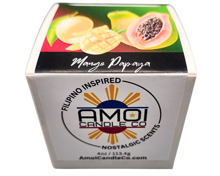 4oz Container Candle – Mango Papaya