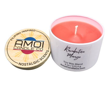 4oz Container Candle – Rambutan Mango