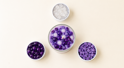Ube Boba Real-Life Drink Candle 7oz