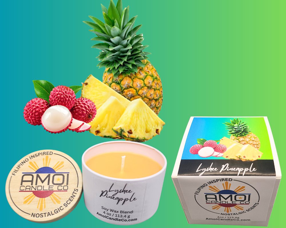 4oz Container Candle – Lychee Pineapple