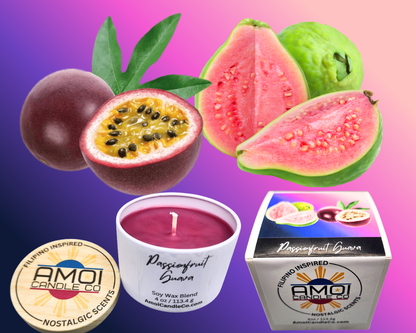 4oz Container Candle – Passionfruit Guava