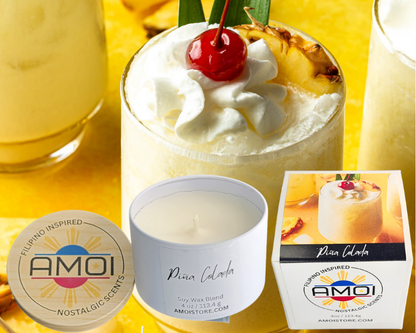 4oz Container Candle – Piña Colada