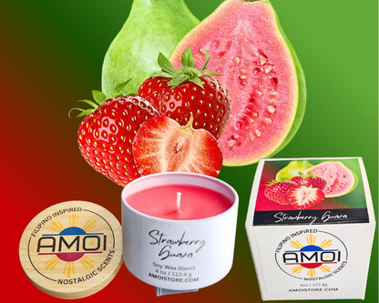 4oz Container Candle – Strawberry Guava