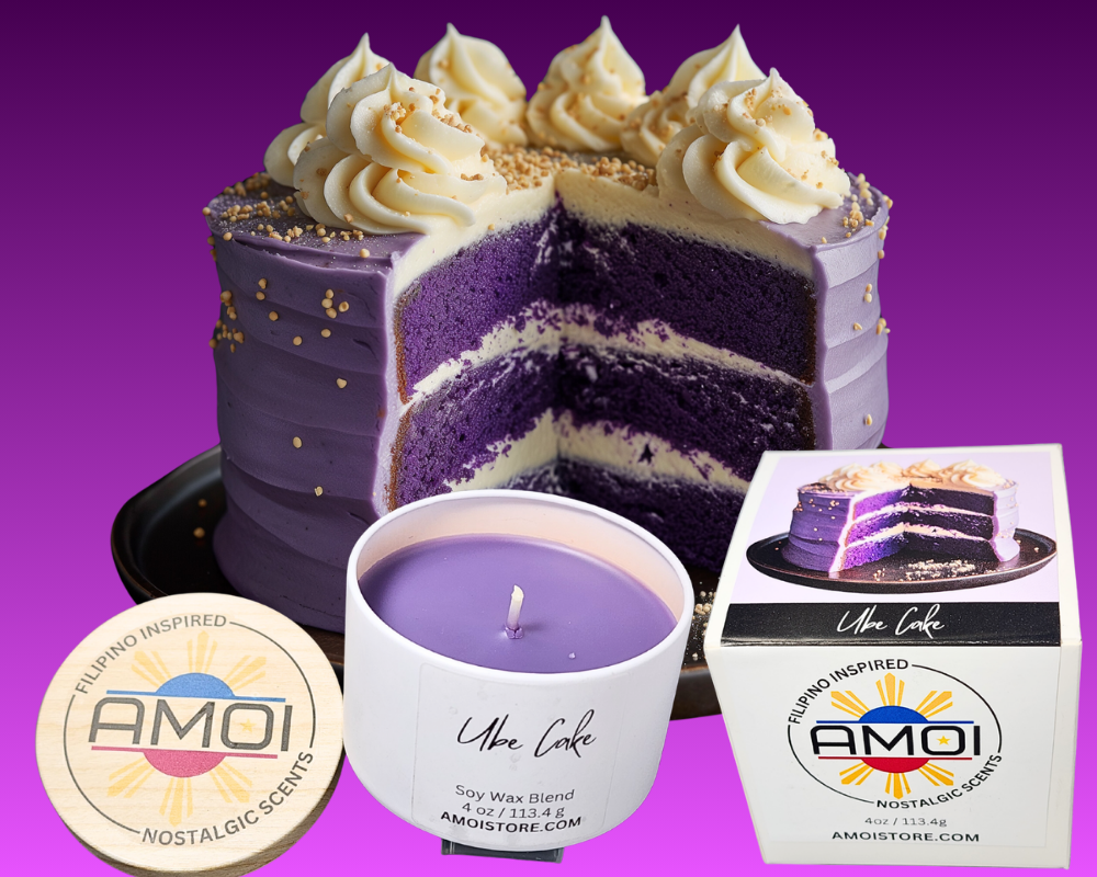 4oz Container Candle – Ube Cake