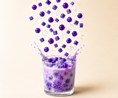 Ube Boba Real-Life Drink Candle 7oz