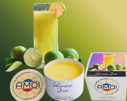 4oz Container Candle – Calamansi Juice
