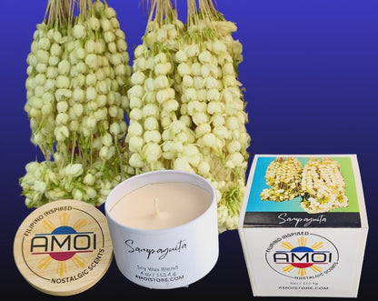 4oz Container Candle – Sampaguita