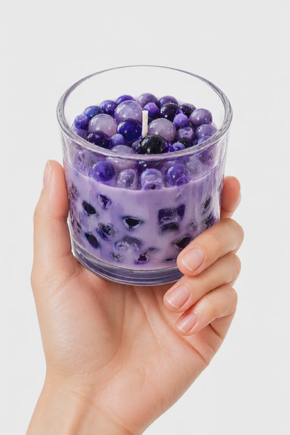 Ube Boba Real-Life Drink Candle 7oz